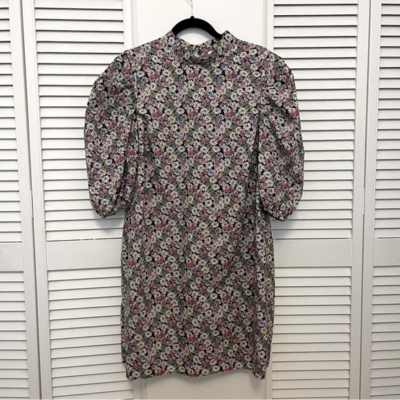 New River Island floral cotton dress size 14 - Picture 2 of 4